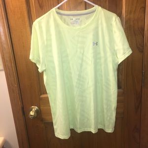 Yellow under armor shirt